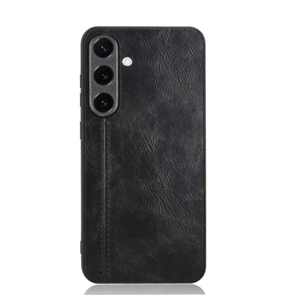 (Black) Lightweight Case For Samsung Galaxy S25 Contracted Design Lightweigh Classic Slim Shockproof Black 764549431748