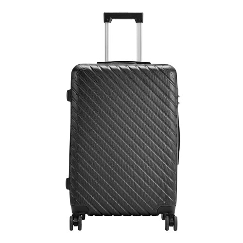 Living And Home (Black) Lightweight Hardside Travel Suitcase, 28 Inch 2