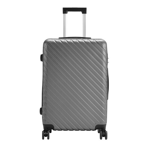 Living And Home (Silver) Lightweight Hardside Travel Suitcase, 28 Inch 2