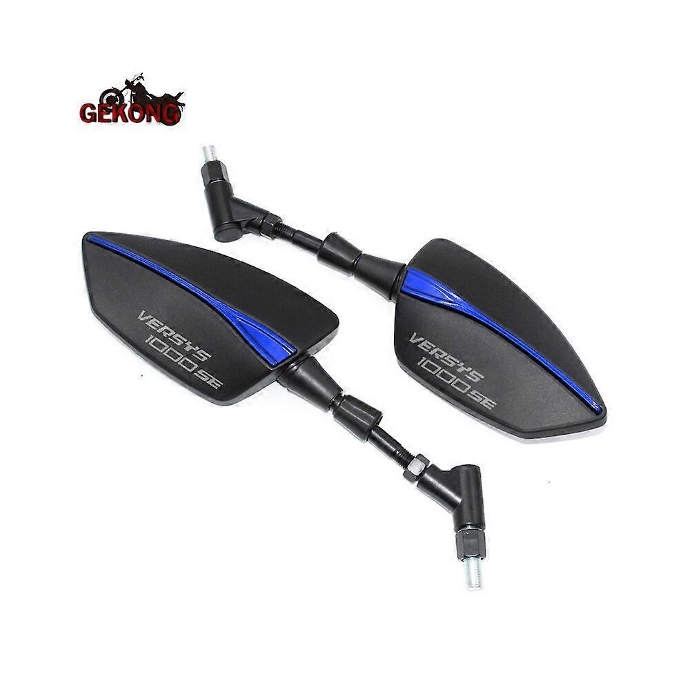 (Blue) For Kawasaki Versys 1000 Se Versys1000 Se Versys1000se Motorcycle Side Mirror Rearview Mirrors Blue 5014561746197