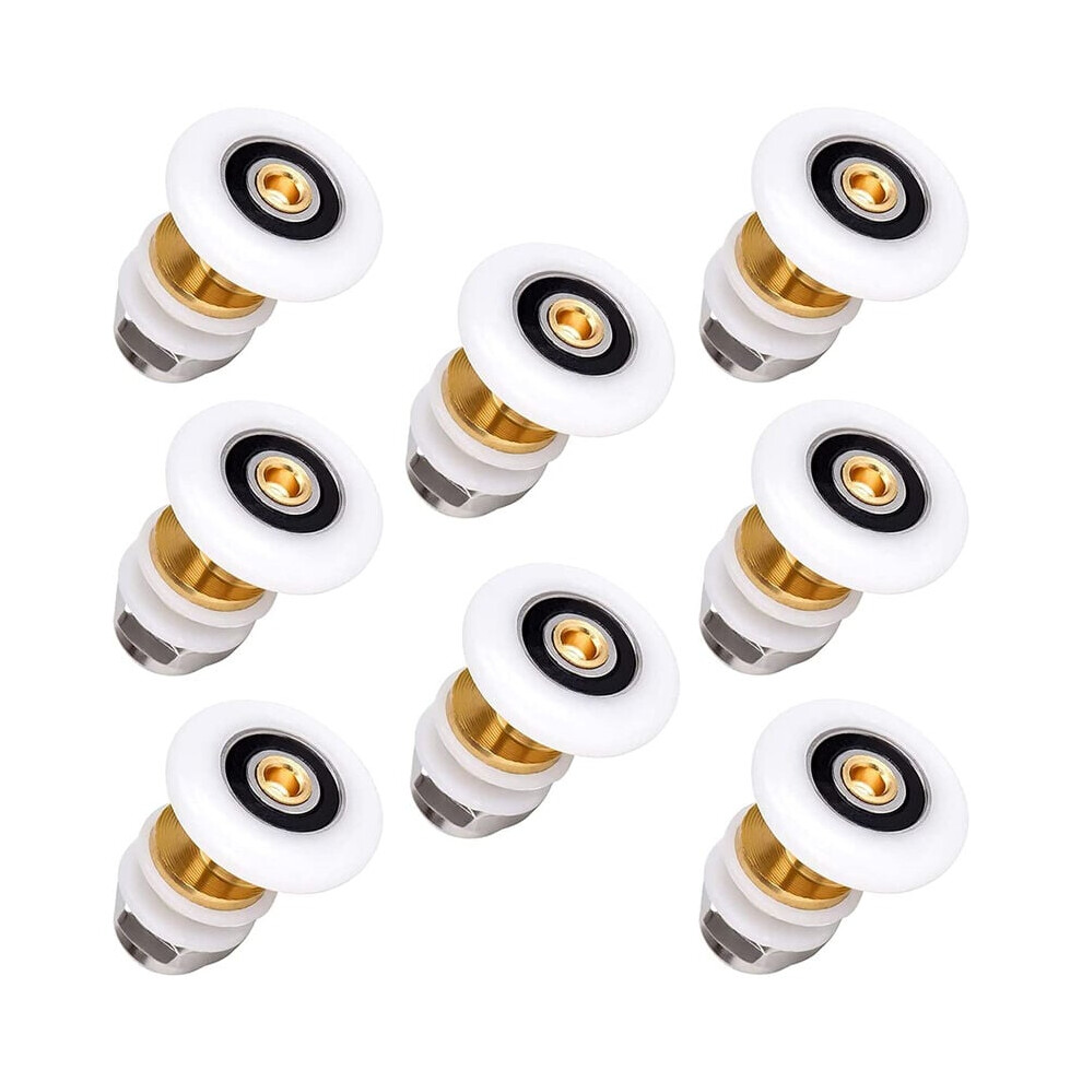 8 Pieces Shower Door Roller 23Mm Replacement Wheel For Brass Sliding Shower Door 9469042648860