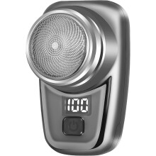 Mini rasoio elettrico portatile, rasoio elettrico da uomo, mini rasoio elettrico portatile USB, rasoio elettrico tascabile impermeabile, adatto per ca