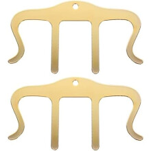 2 Notenmappen (Gold), Notenseitenmappe für Klavier, Gitarre, Violine, Instrument und Lesenotenmappen