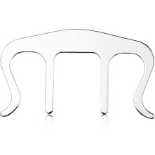 M-förmiger Notenordner (Silber), Notenseitenordner für Klavier, Gitarre, Violine, Instrument und Lesenotenordner