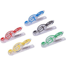 Notenhalter aus Kunststoff (5er-Pack) Halter für hohe Oktavnoten, kleine Samen, transparente Klammer