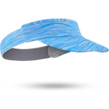 Visiera parasole estiva aperta (azzurro cielo) Visiera parasole sportiva anti-sudore da donna e da uomo Visiera parasole sportiva pieghevole resistent