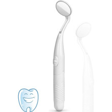 LED-Dentalspiegel mit Licht, beschlagfreier Mundspiegel für zahnärztliche Untersuchungen – hygienisch wiederverwendbar, inklusive Batterien