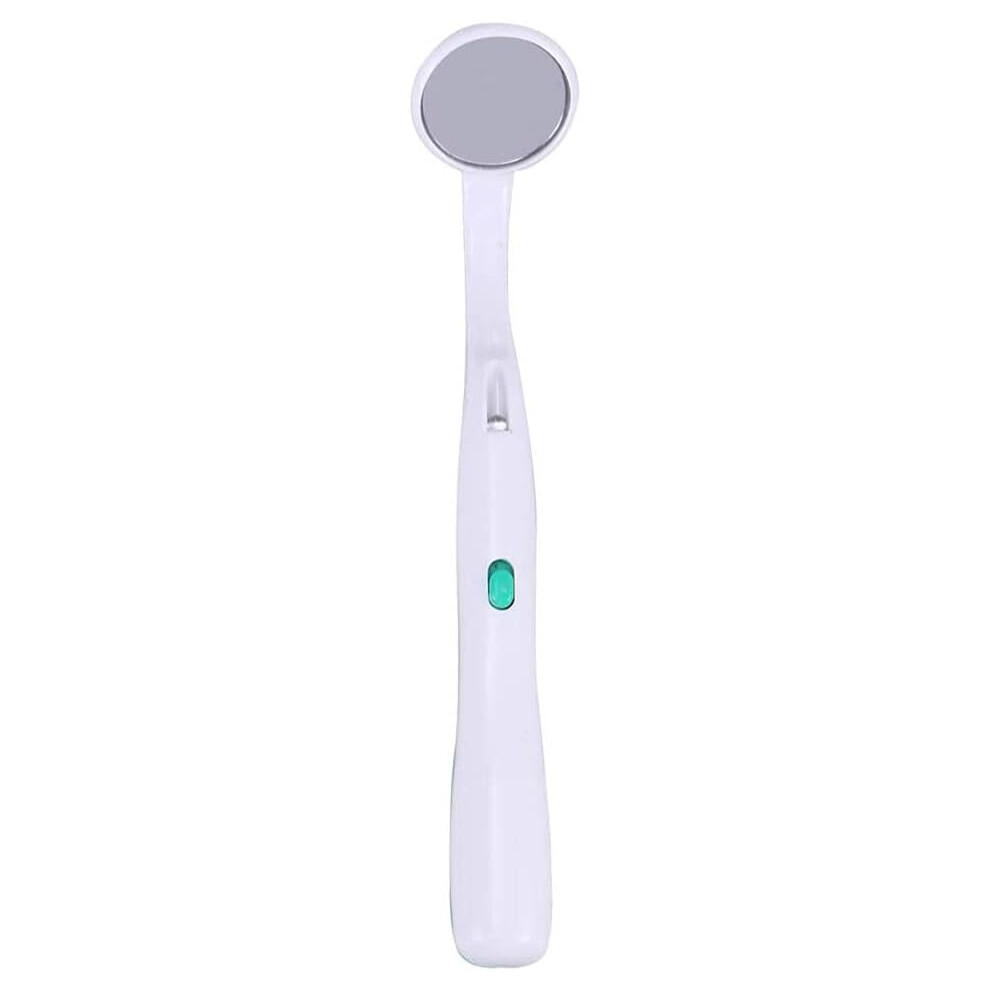 Lifeasy Green Dental Mirror Led Luminous Mirror (Green) Dental Examination Mirror Anti Fog Curve Angle Dental Oral Care Tool