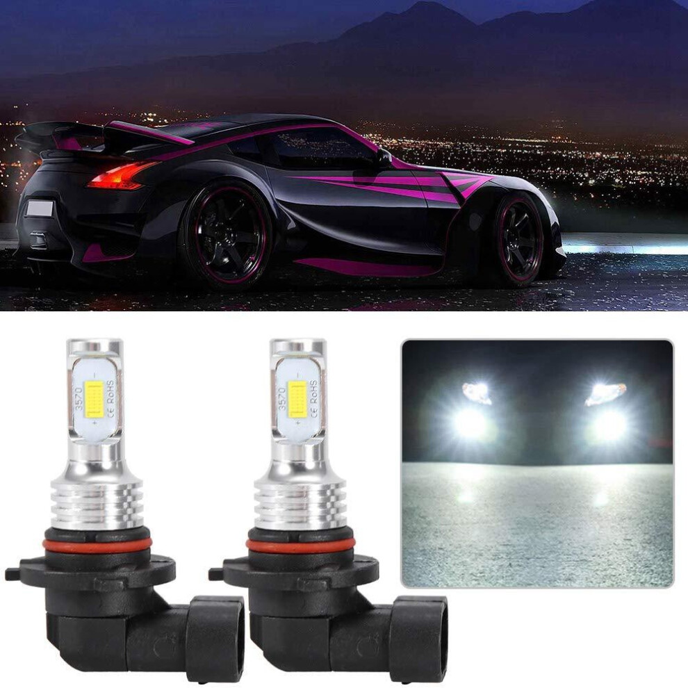 2Pcs ( Light) 4000Lm Lumens Extremely Bright Latest Led Fog Bulbs Only For Daytime Running Or Fog Lights White/Light 9469042661999