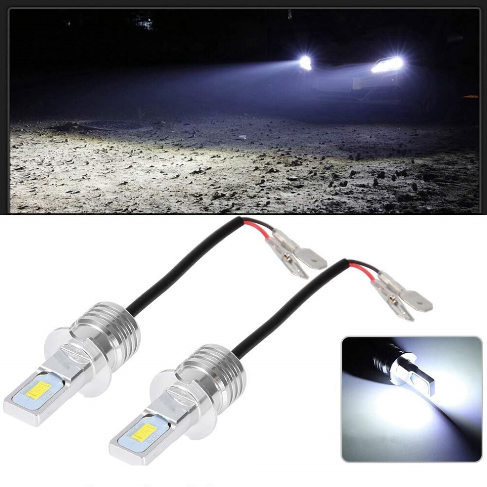 2Pcs 4000Lm Lumens Extremely Bright Latest Led Fog Bulbs Only For Daytime Running Or Fog Lights White/Light 9469042662002