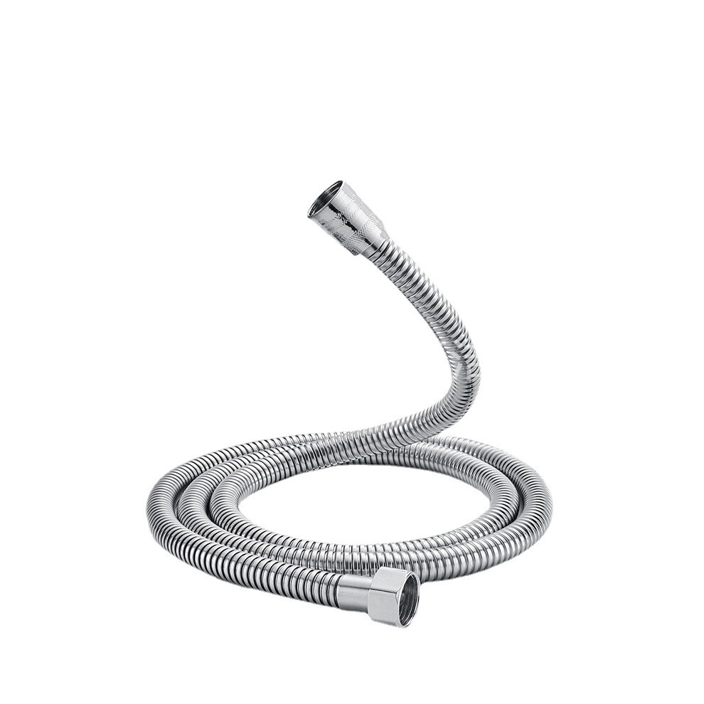 1Pcs Universal Shower Hose (G1/2 Inch, 1.5M), Anti-Twist And Anti-Kink Shower Hose, Stainless Steel/Chrome 9469042663047