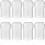 8 Pack Aluminum Gutter Strainer, Flexible and Durable Gutter Strainers for Home Eave Downspout Against Leaves 1