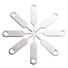 8 Spillo di espulsione della scheda SIM - Estrattore del vassoio della scheda SIM compatibile con (iPhone 14, 13, X, Pro e tutte le serie di iPhone) S