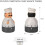 Kitchen Timer Cooking Timer Mechanical Timer 60 Minute Countdown Timer Chef Shaped Alarm Clock, Suitable for Children and the Elderly 4