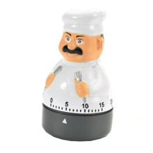 Kitchen Timer Cooking Timer Mechanical Timer 60 Minute Countdown Timer Chef Shaped Alarm Clock, Suitable for Children and the Elderly