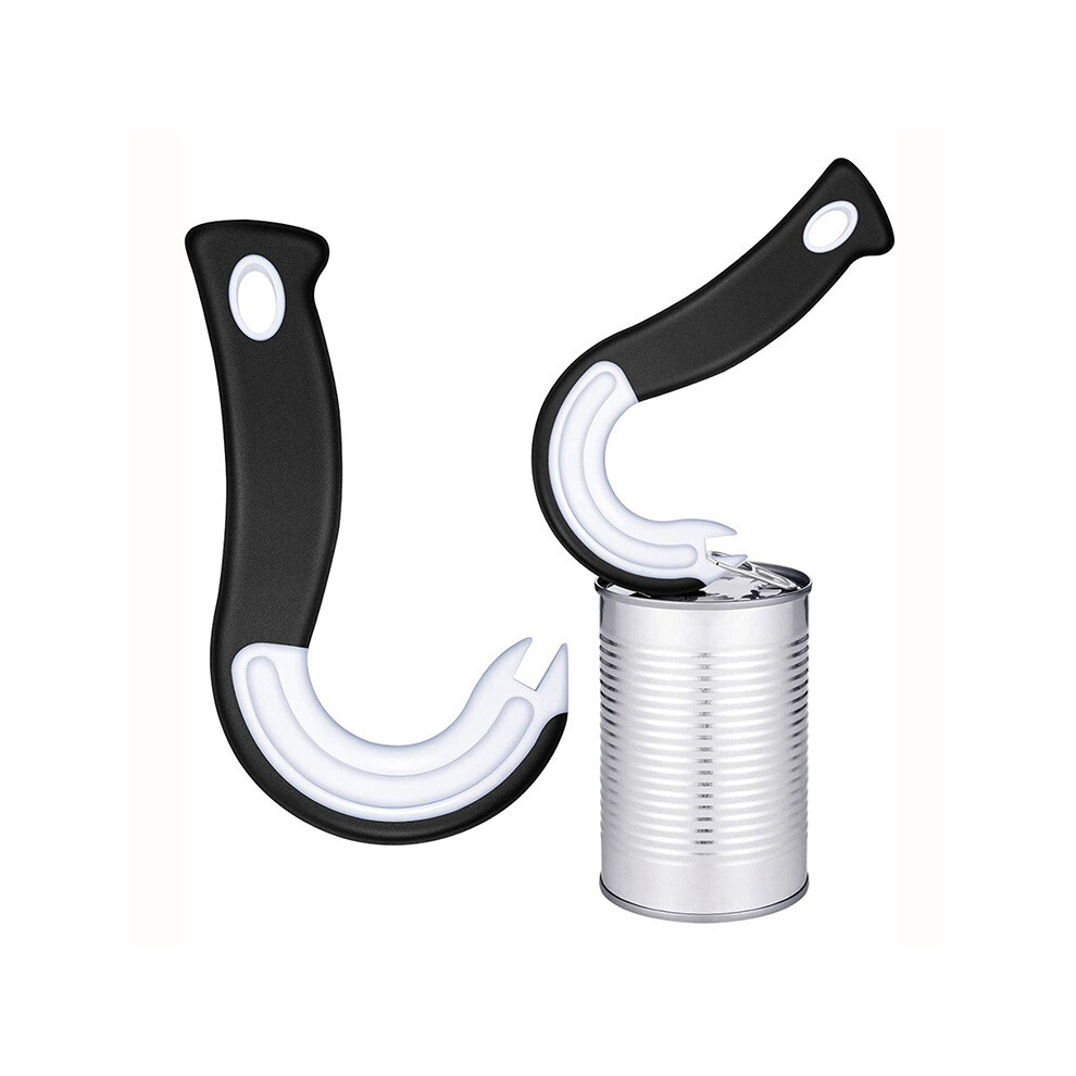 Lifeasy 2 Pieces Easy Open Ring Can Opener Easy Pull Can Opener Manual Ring Pull Can Opener For Can Ring Cans Tins Bottles