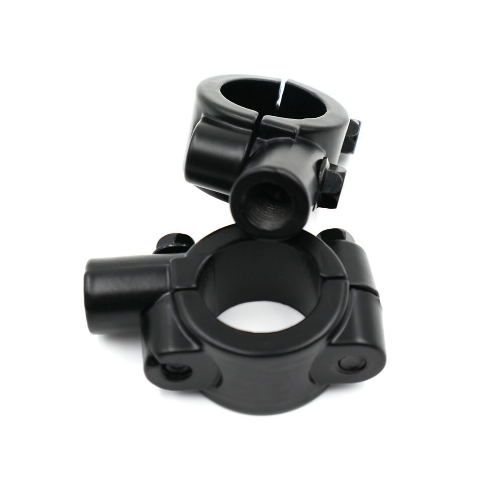 Pair Universal 10Mm Bracket Clamp Mount For 25Mm Handlebar Rearview Mirror Motorcycles Scooter Black 9469042666680