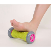 1 rouleau de massage des pieds gris, simple et pratique, pour les douleurs dorsales et le soulagement des douleurs musculaires, de la fasciite plantai