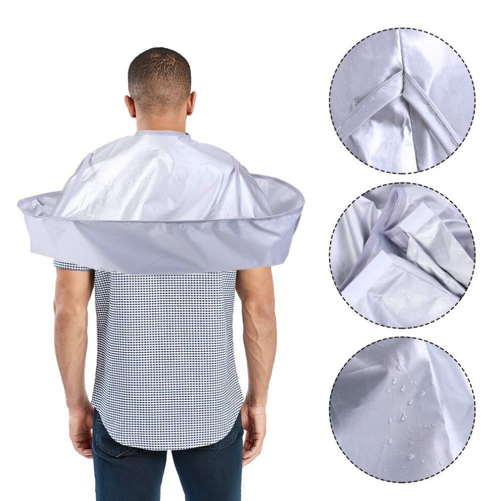Lifeasy 3Pcs Professional Hairdressing Cape Cutting Barbers Shaving Umbrella Apron With Self Adhesive Fastener, Hair Cutting Accessory For Adult Hair Salon