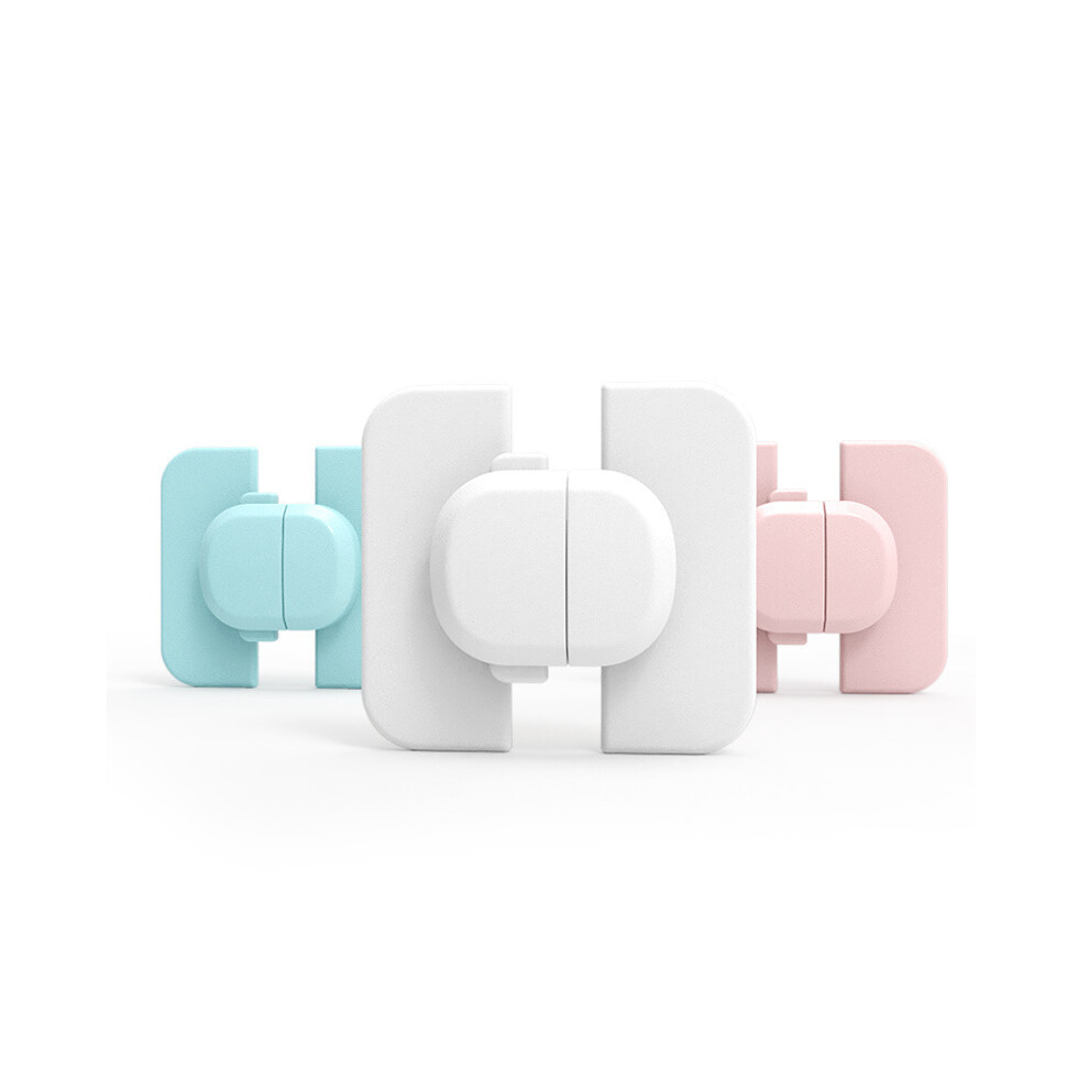 6Pcs Refrigerator Safety Lock Child Safety Cabinet Locks Baby Adhesive Locks Freezer Lock Lock For Kitchen Cabinets, Drawers, Fridge 3 Colors Lifeasy
