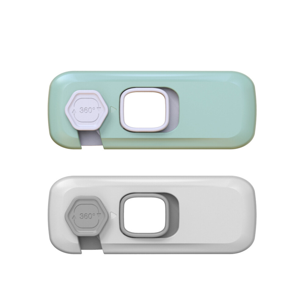 4 Pack Safety Baby Locks, Child Safety Cupboard Doors, Convenient Security Baby Drawer Safety Locks, No Drilling, For Cabinets, Fridge, Window (Upgrad Lifeasy