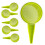 14PCS Seed Dispenser, Garden Tools 10 Adjustable Seed Drills, Transplanters and Perforators in Different Sizes 2