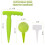 14PCS Seed Dispenser, Garden Tools 10 Adjustable Seed Drills, Transplanters and Perforators in Different Sizes 5