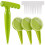 14PCS Seed Dispenser, Garden Tools 10 Adjustable Seed Drills, Transplanters and Perforators in Different Sizes 1