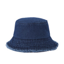 Deep Blue - Bucket Hat for Women Wide Brim Summer Travel Packable UPF 50+ Cotton Bucket Hat