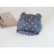 Gorro de algod?n con lunares marineros para beb? de 12 a 24 meses para ni?a y ni?o, gorro ajustable para el sol, primavera, verano y oto?o