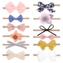 Paquete de 12 diademas para beb?, talla ?nica, diadema para ni?a, lazo para el pelo, accesorios para ni?a, turbante