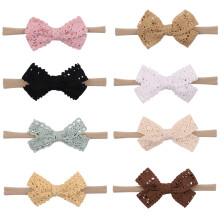 Paquete de 8 diademas para beb?, talla ?nica, diadema para ni?a, lazo para el pelo, accesorios para ni?a, turbante