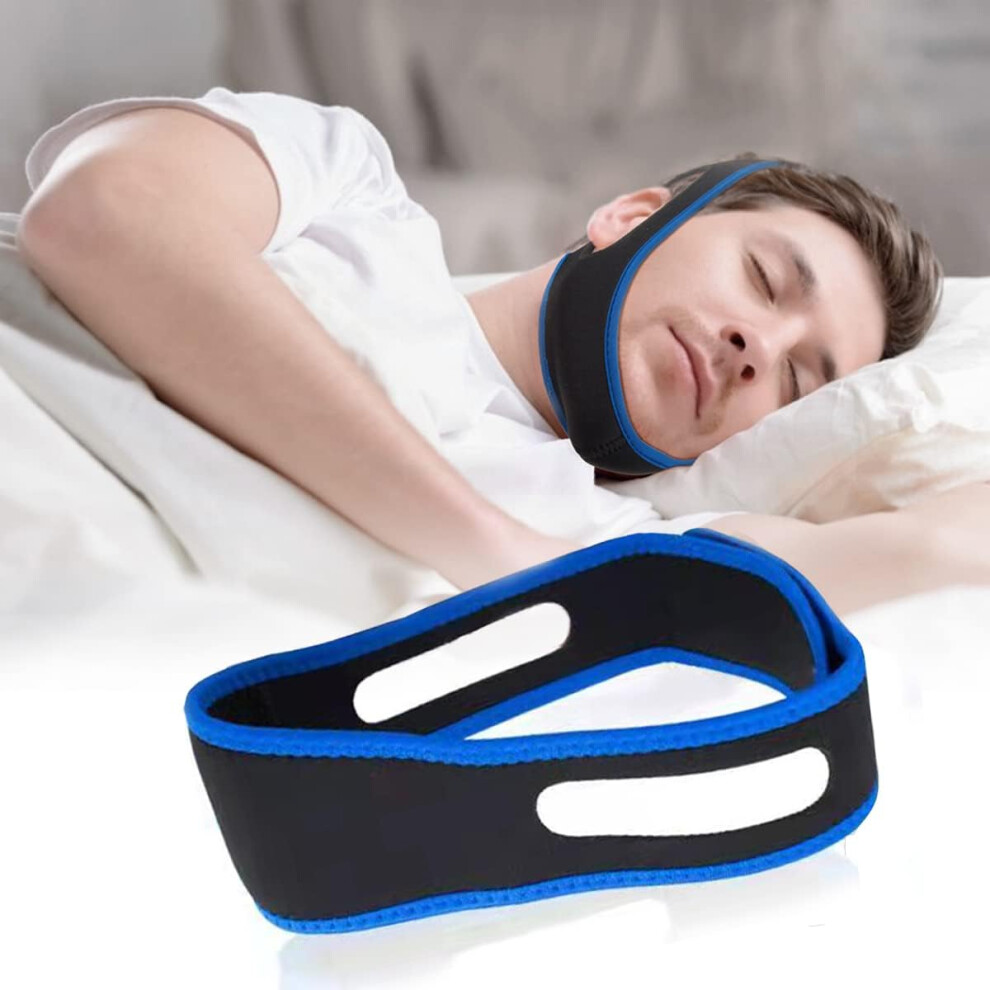 Lifeasy Anti Snore Chin Strap, Anti Snore For Sleep Aid Snore Reduction, Anti Snore Snoring Solution Adjustable Snore Stopper Strap For Men Women