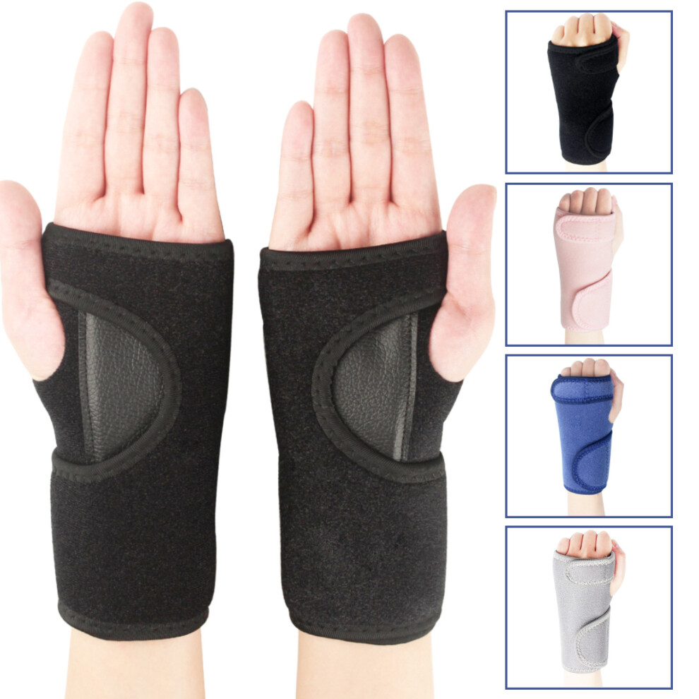 Lifeasy 1 Pair Wrist Splint, Hand Brace For Carpal Tunnel, Fracture, Sprain, Arthritis, Tendonitis