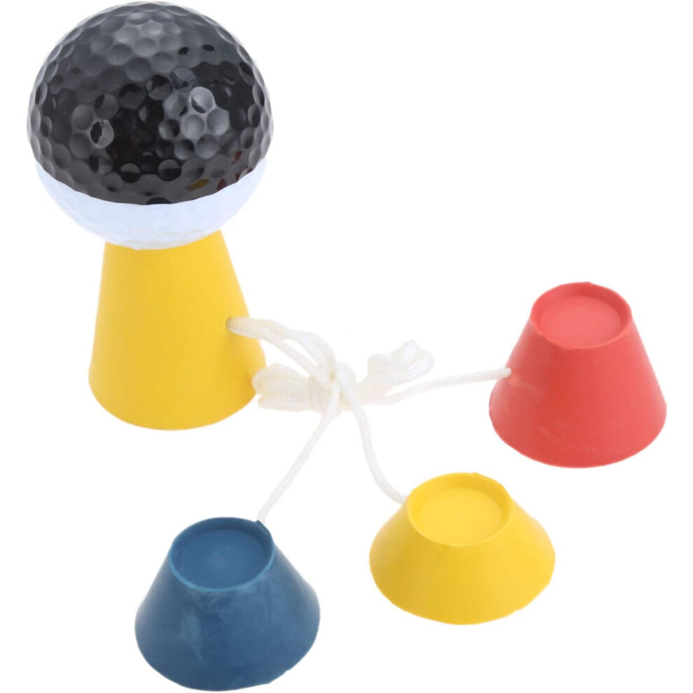 Photos - Golf 4Pcs  Rubber Winter Tees 37mm 22mm 17mm 12mm With Different Heights Plastic Durable Tee For Sport Practice Driving Range