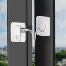 Serrature di sicurezza per finestre AOSITE adesivo 2 confezioni Limitatori di finestre strette migliorati per UPVC Nessuna perforazione Serrature per