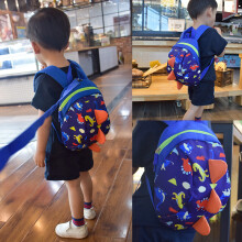 Dinosaurier-Rucksack für Kleinkinder, Jungen und Mädchen, Cartoon-Sicherheitsrucksack mit Anti-Verlust-Gurt und Zügel