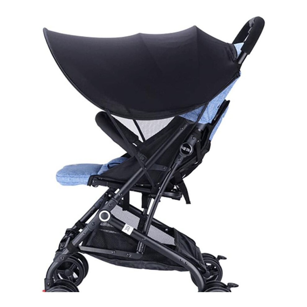 Sun Shade Cover Universal Baby Buggy Pushchair Sun Shade Stroller Awning Canopy Pram Sun Parasol Sun Shield Uv Protection Sun Cover Umbrella Windproof Lifeasy