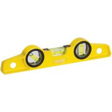 Magnetische Gerüstbauer-Wasserwaage 250 mm, Schwarz
