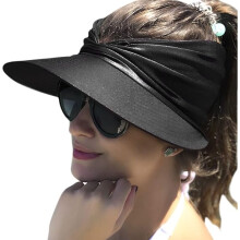 Cappello da sole per donna, tesa larga, protezione UV, pieghevole, cappello da spiaggia, asciugatura rapida, protezione solare, cappello da spiaggia s