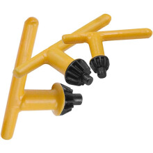 3 Piece Drill Key 6mm/10mm 13mm 16mm Drill Chuck Clamp Key Universal Replacement Metal T Key for Drill Chuck