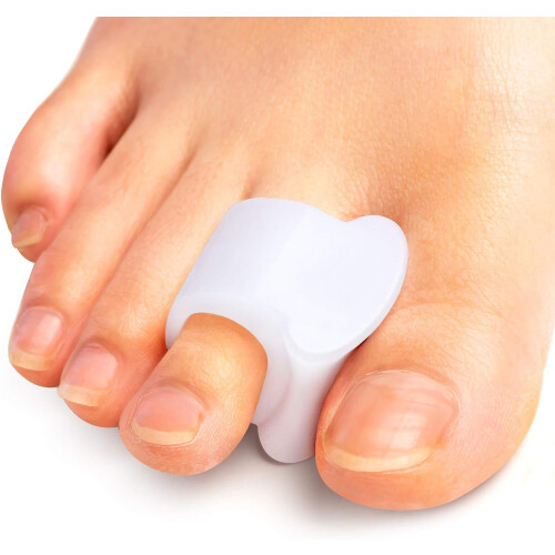 Toe Separators, 8 Pieces Big Toe Separator Hammer Toe Straightener Overlapping Toes