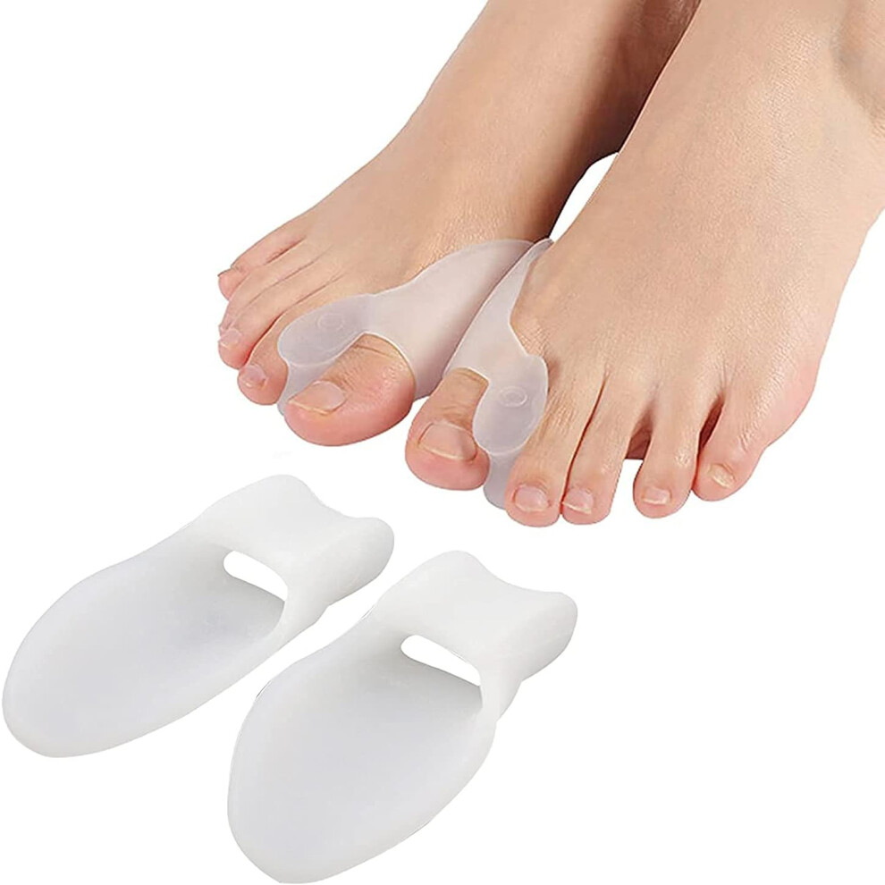 Lifeasy Medical Silicone Big Toe Separator And Corrector Pain Prevention Bunion Spacer Straighten Orthopedic Hammer