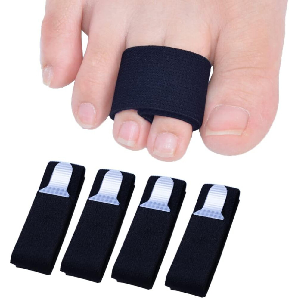 Lifeasy Broken Toe Splint, 4 Straight Tips For Deformed Toes, Big Toe Alignment - For Men Or Women