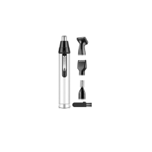 Tagliacapelli elettrico 4 in 1 ricaricabile tramite USB per naso e orecchie, tagliacapelli per sopracciglia indolore e professionale per uomini e donn