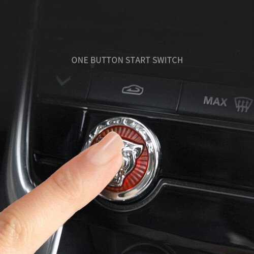 Keyless Car Engine Start Stop Button Cover Shell For Jaguar XF XE XJ E-PACE F-PACE 1