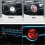 Keyless Car Engine Start Stop Button Cover Shell For Jaguar XF XE XJ E-PACE F-PACE 3