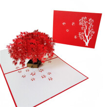 boom wenskaart, natuur, verjaardag, boom wenskaart, moederdagkaart, esdoorn cadeaukaart