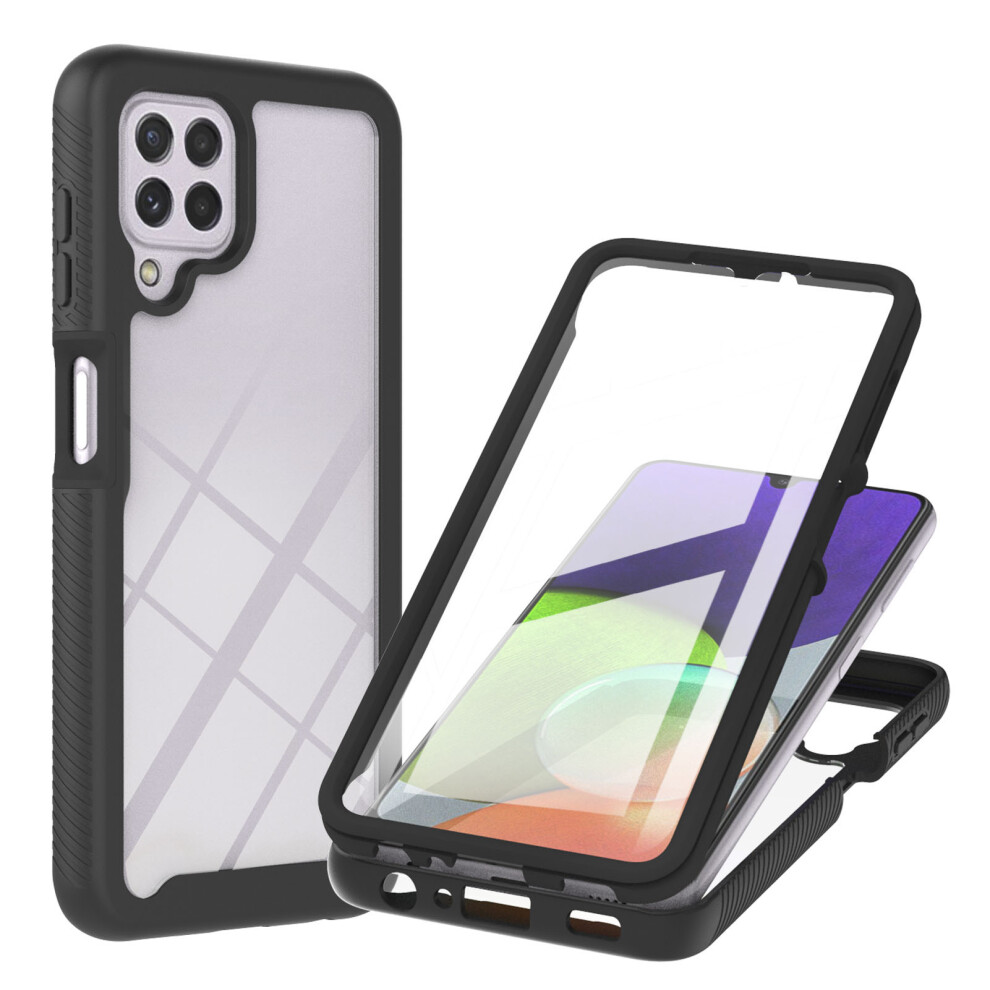 Samsung A22 4G Case, Samsung M22/M32 4G Case, Shockproof Cover With Screen Protector, 360 Double-Sided Phone Case Full Body Cover For Samsung Galaxy 9469042684820