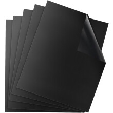 Barbecue Baking Mat, BBQ Sheets 50x40 cm, Set of 5 BBQ Grill Mats, Reusable Non-Stick Cleanable Barbecue Paper, Outdoor for Powered/Charcoal/Gas/Elect